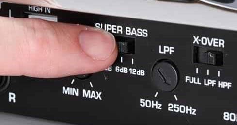 Amplifier Setting For Super Bass